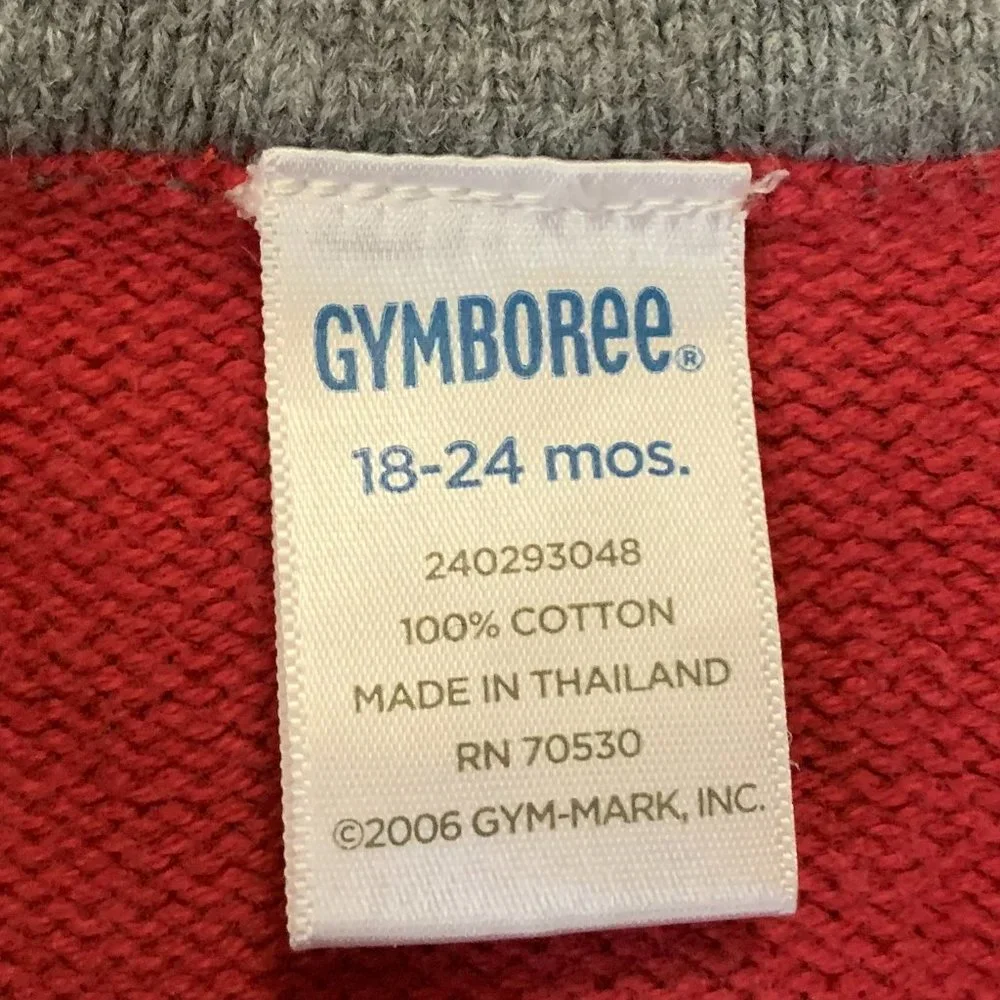 Gymboree 1/2 zip snowflake sweater 18-24M